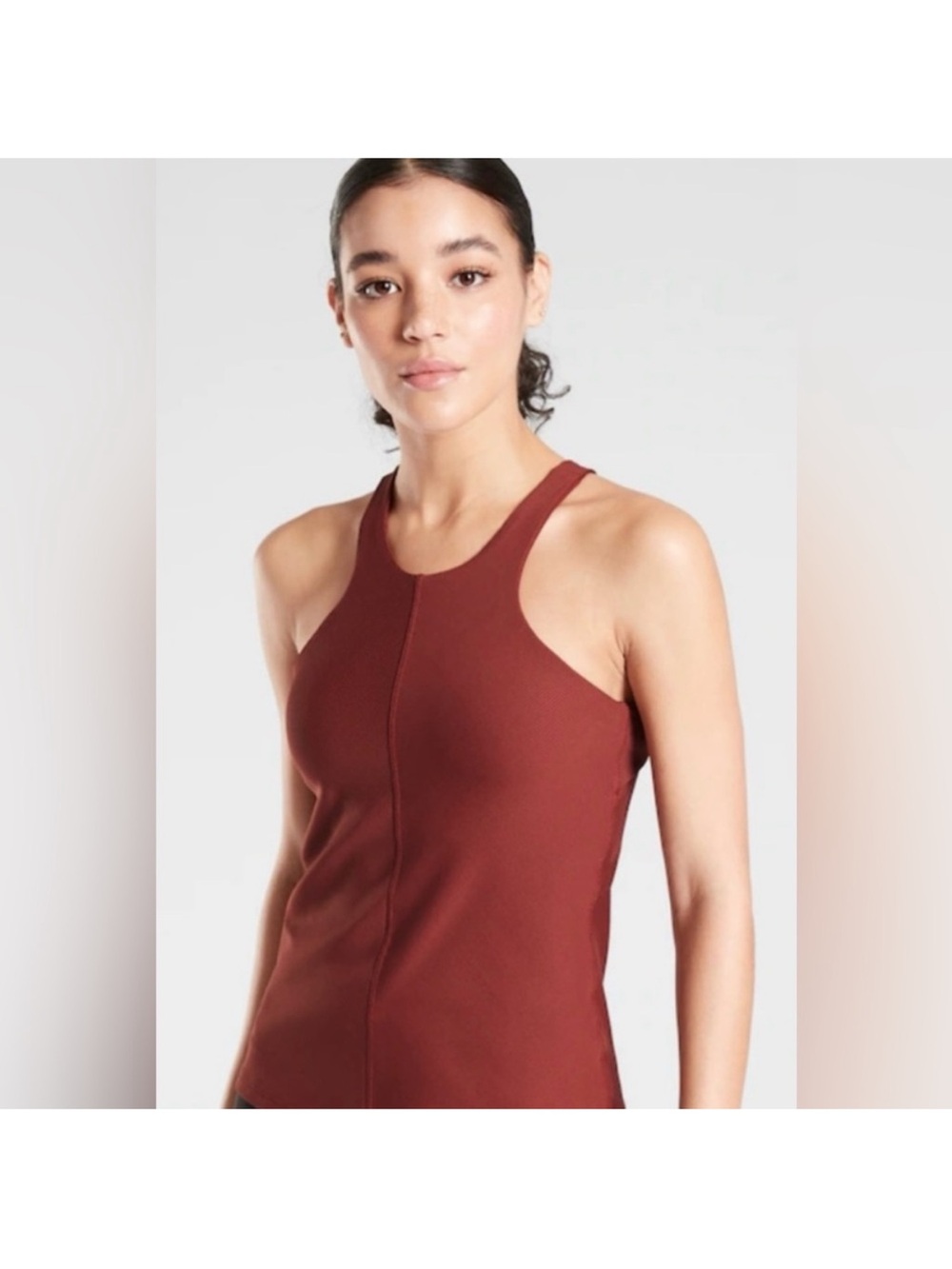 Athleta Intensity Support Tank Top in Russet Brown